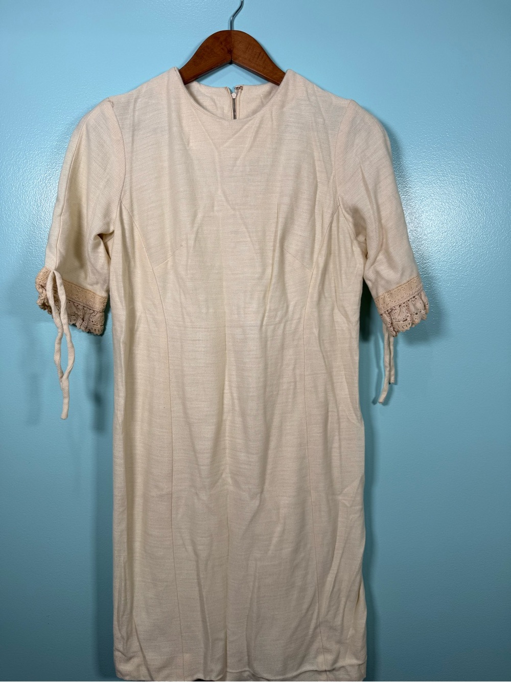 vintage cream dress